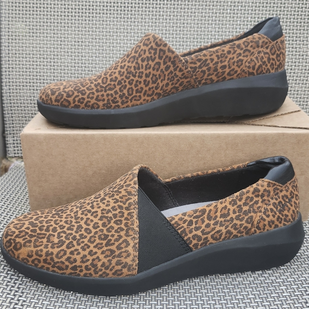 Clarks Leopard Print Women's Flats